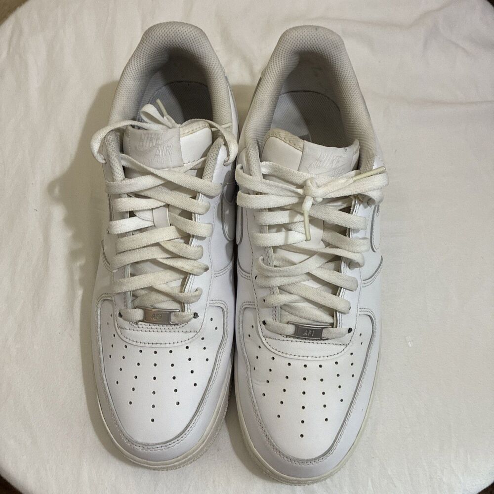 Nike Air Force 1 '07 Shoes Mens Size 12 White Low Top Sneakers CW2288-111